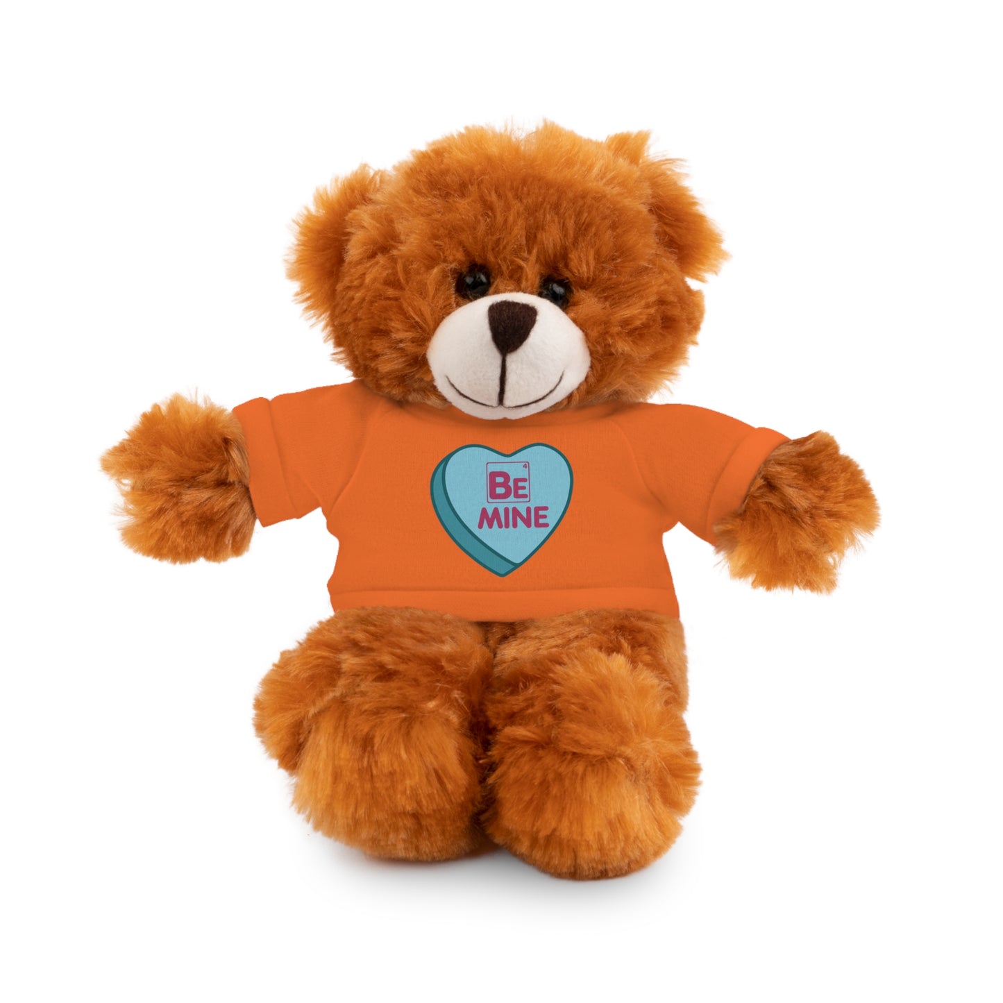 Be Mine - Science Valentine Stuffed Animal Plushie, Chemistry Plush, Valentines Day Bear, Gift for Her, Gift for Him, Periodic Table