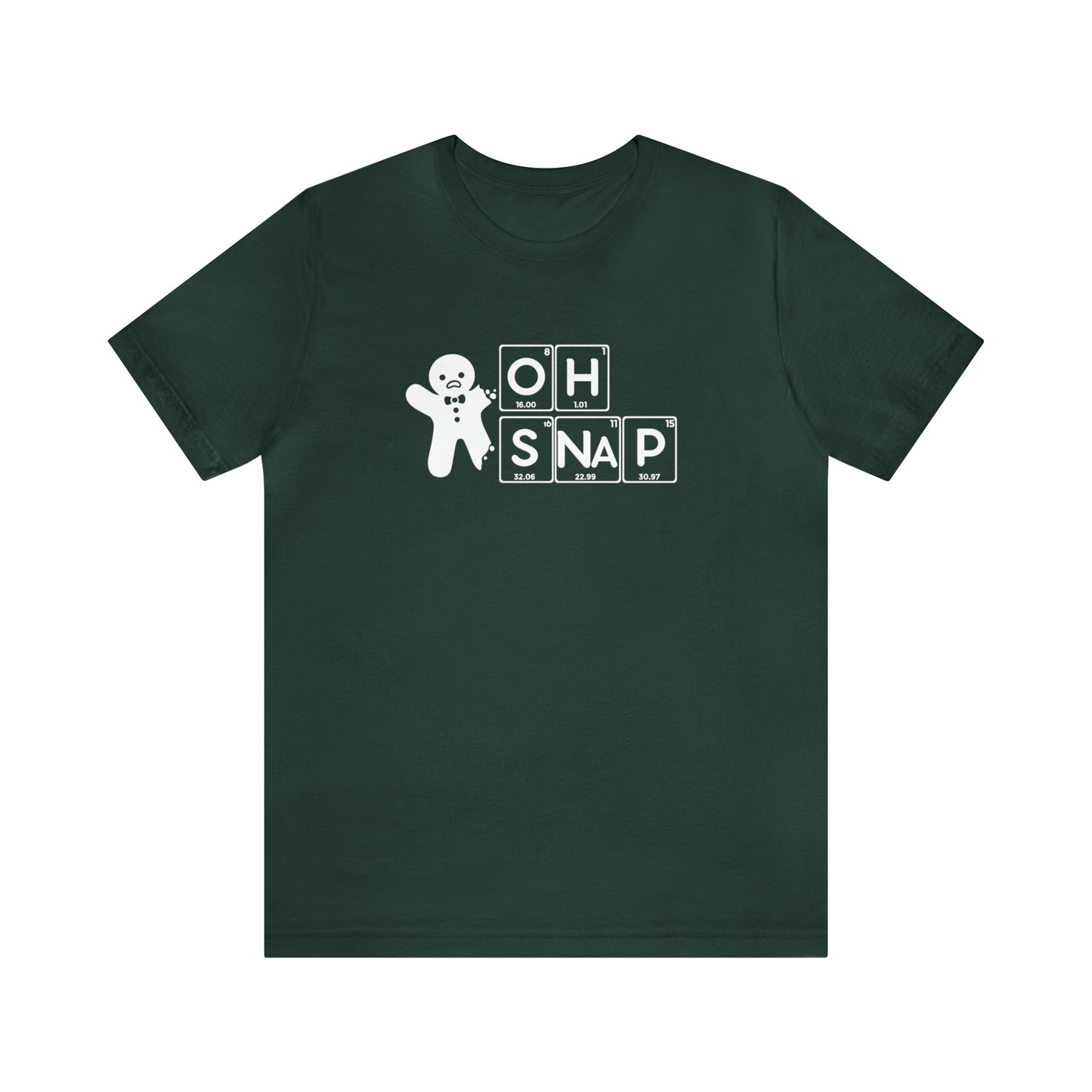 Oh Snap Science Christmas Shirt, Christmas T-Shirt, Holiday T-Shirt, Science Holiday Shirt