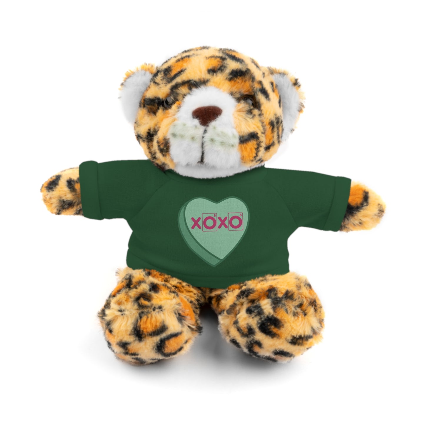 XOXO - Science Valentine Stuffed Animal Plushie, Chemistry Plush, Valentines Day Bear, Gift for Her, Gift for Him, Periodic Table