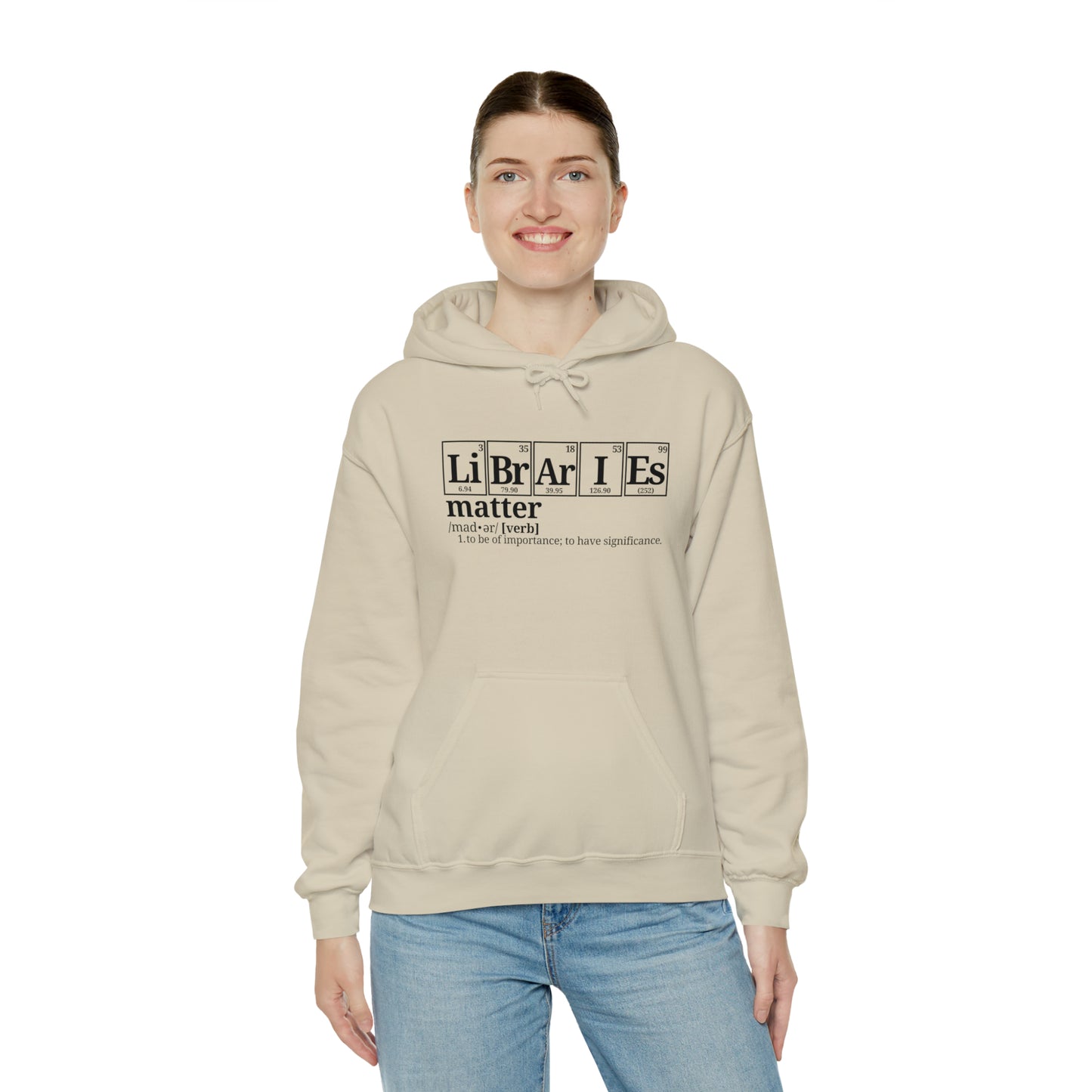 Libraries Matter Hooded Sweatshirt, Libraries Matter Hoodie, Librarian Hoodie, Librarian Sweatshirt