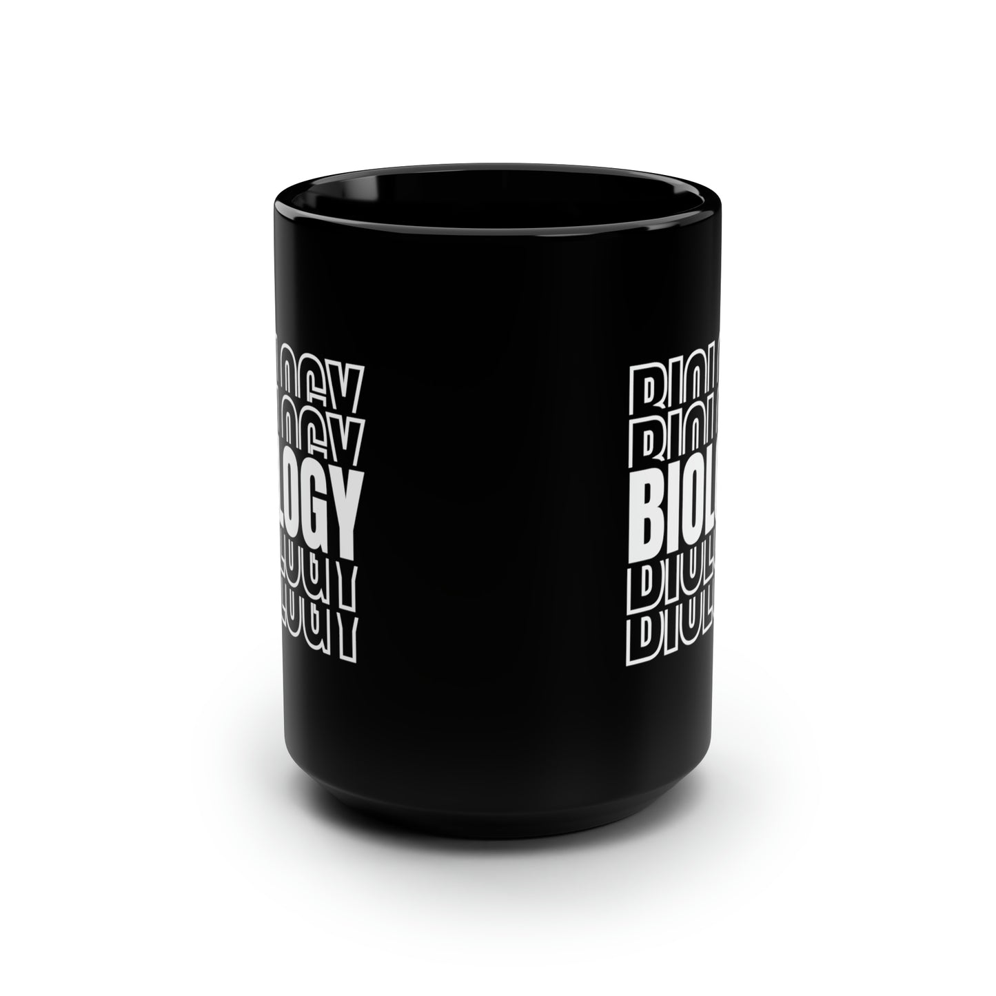 15oz - Biology Science Mug - Black