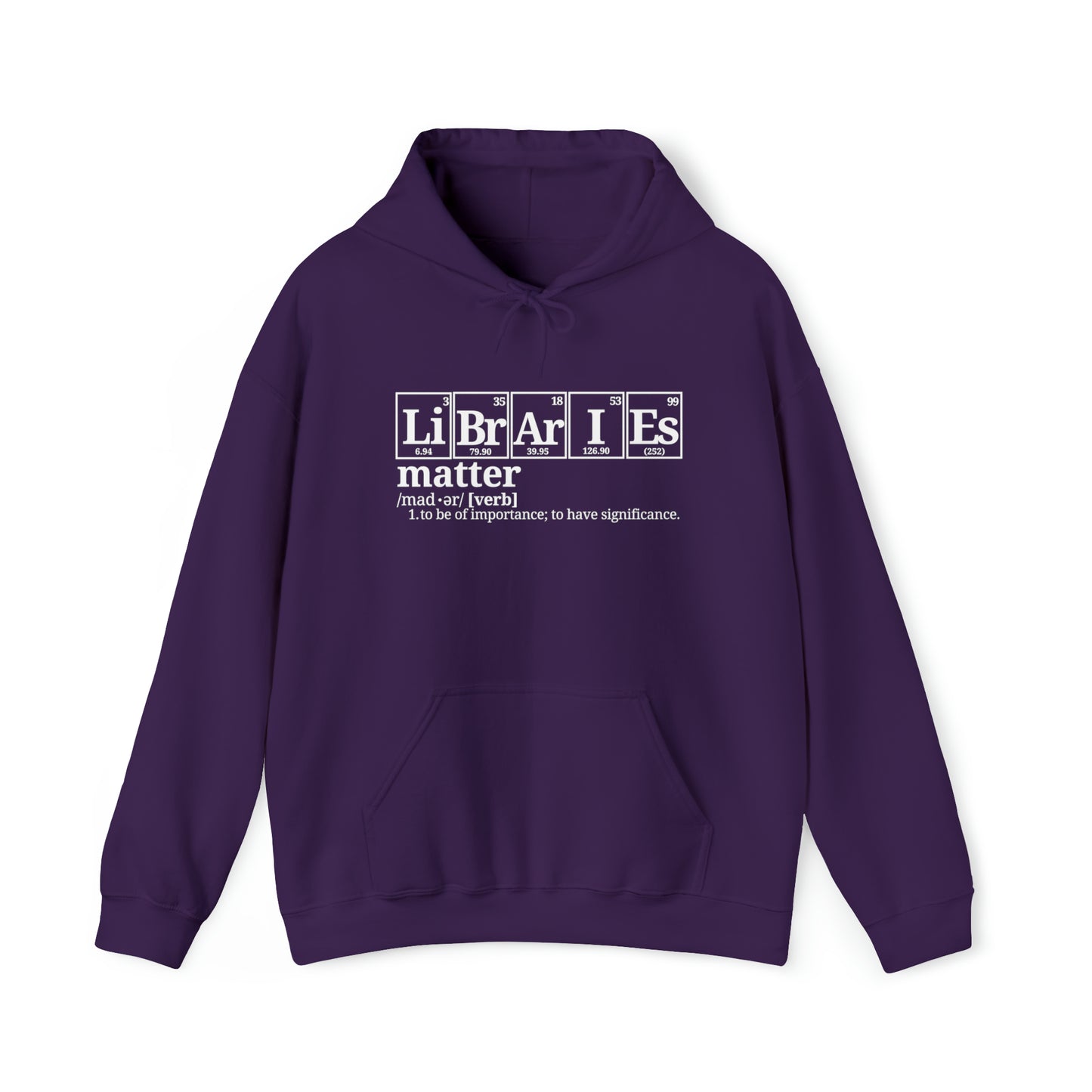 Libraries Matter Hooded Sweatshirt, Libraries Matter Hoodie, Librarian Hoodie, Librarian Sweatshirt