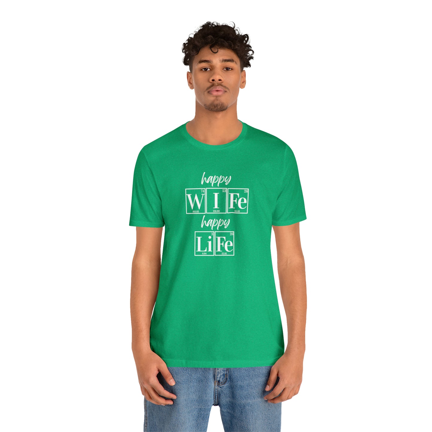 Happy Wife Happy Life Shirt, Marriage Shirt, Marriage shirt, Periodic Table Humor, Science-Themed Tee, Chemistry of Love