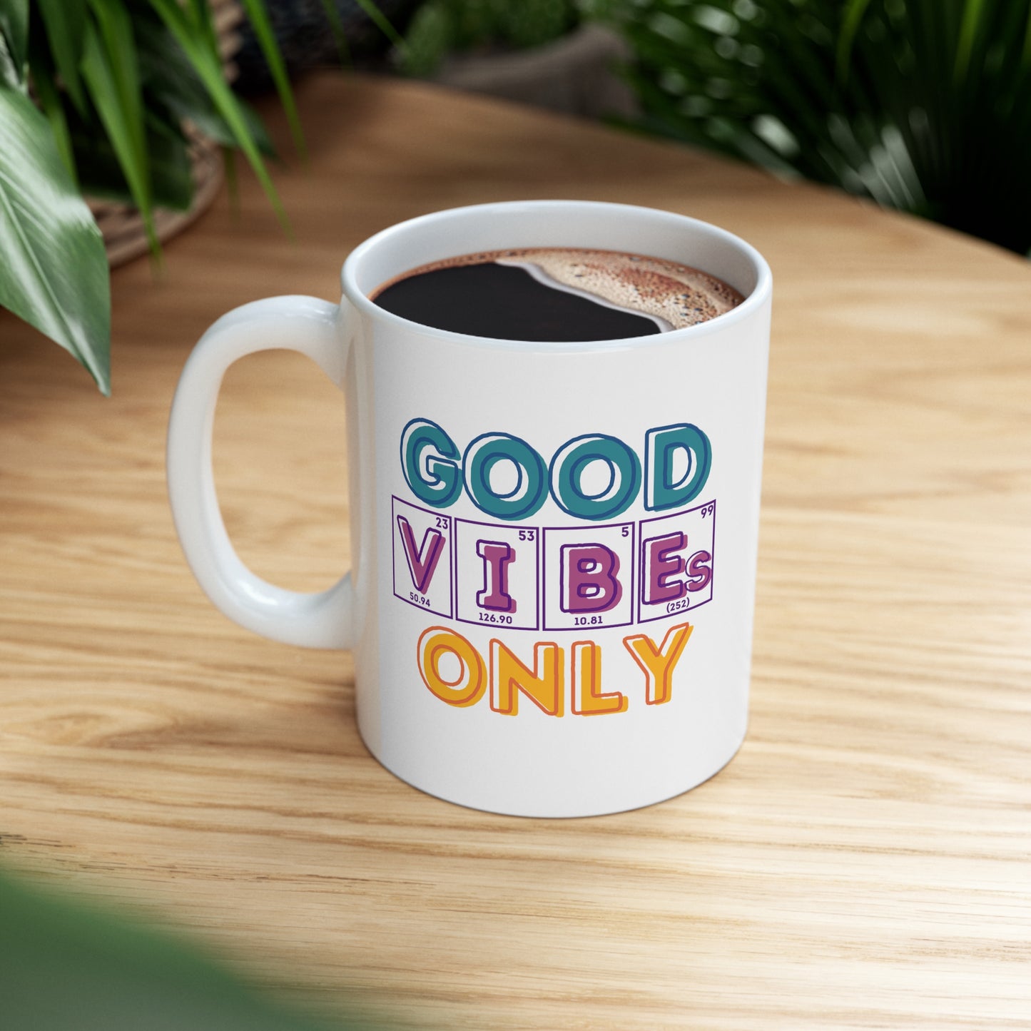 11 oz - Good Vibes Only Retro Science Mug