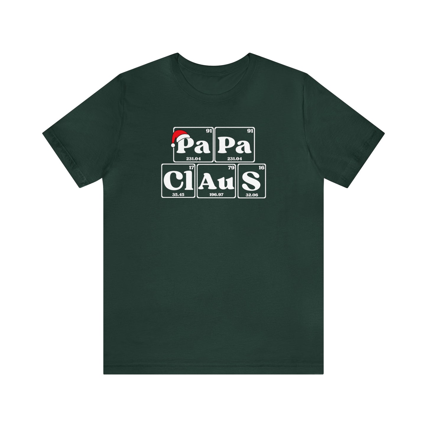 PaPa Claus Christmas Shirt, Periodic Table Gift, Christmas Chemistry Tee, Breaking Bad, Holiday T-Shirt, Science Teacher or Scientist Gift