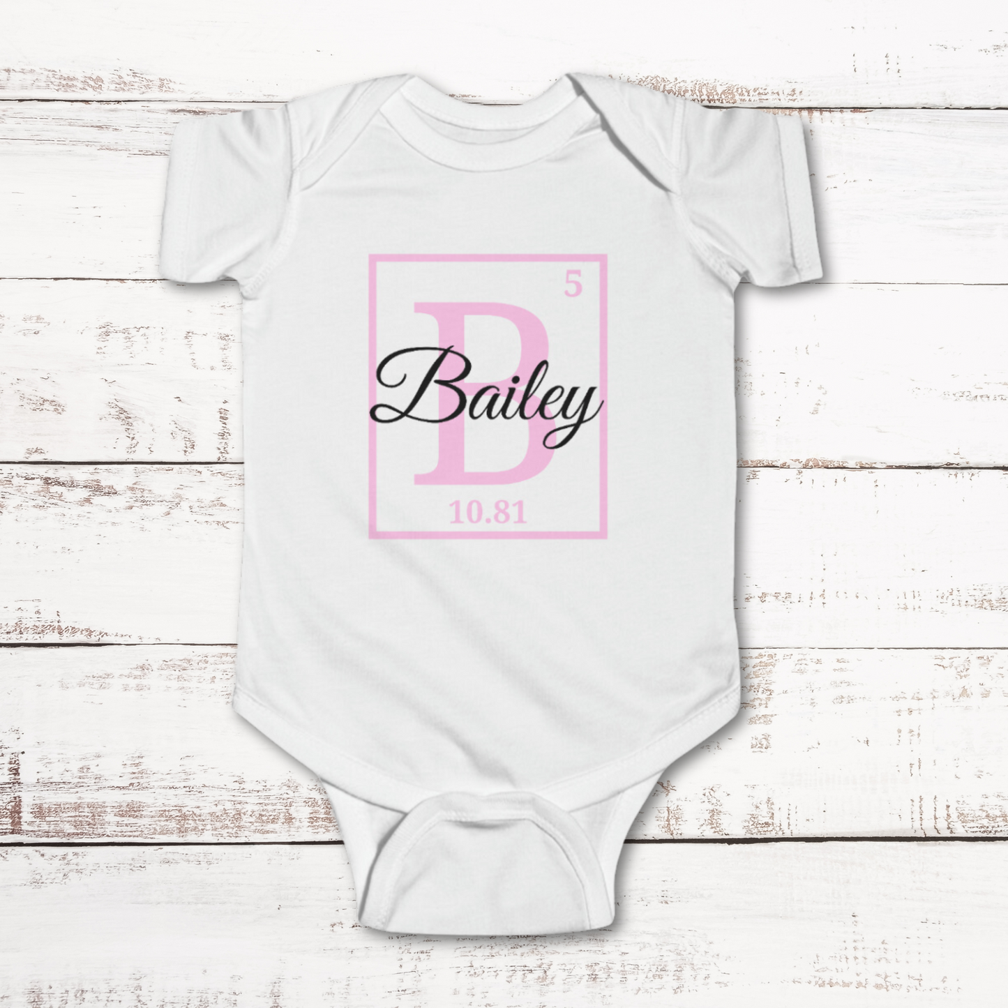 Custom Science Baby Onesie