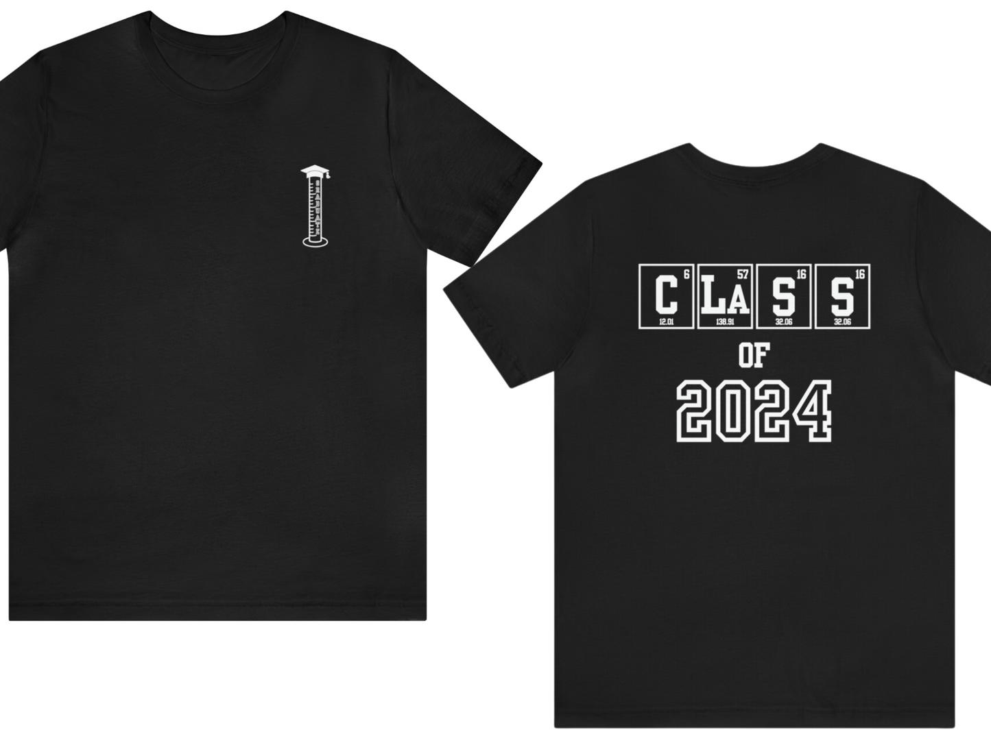 Class of 2024 Graduation Science T-Shirt (2-sided)