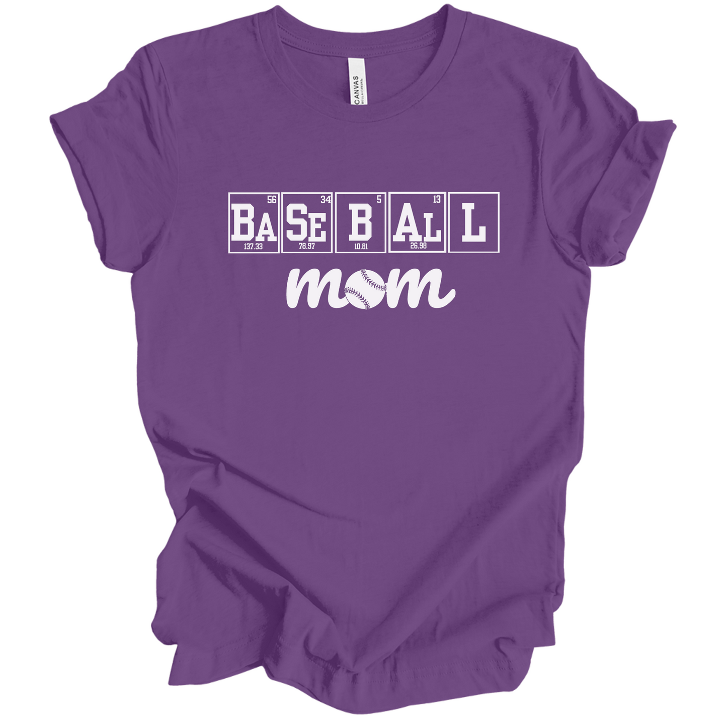 Baseball Mom Science T-Shirt