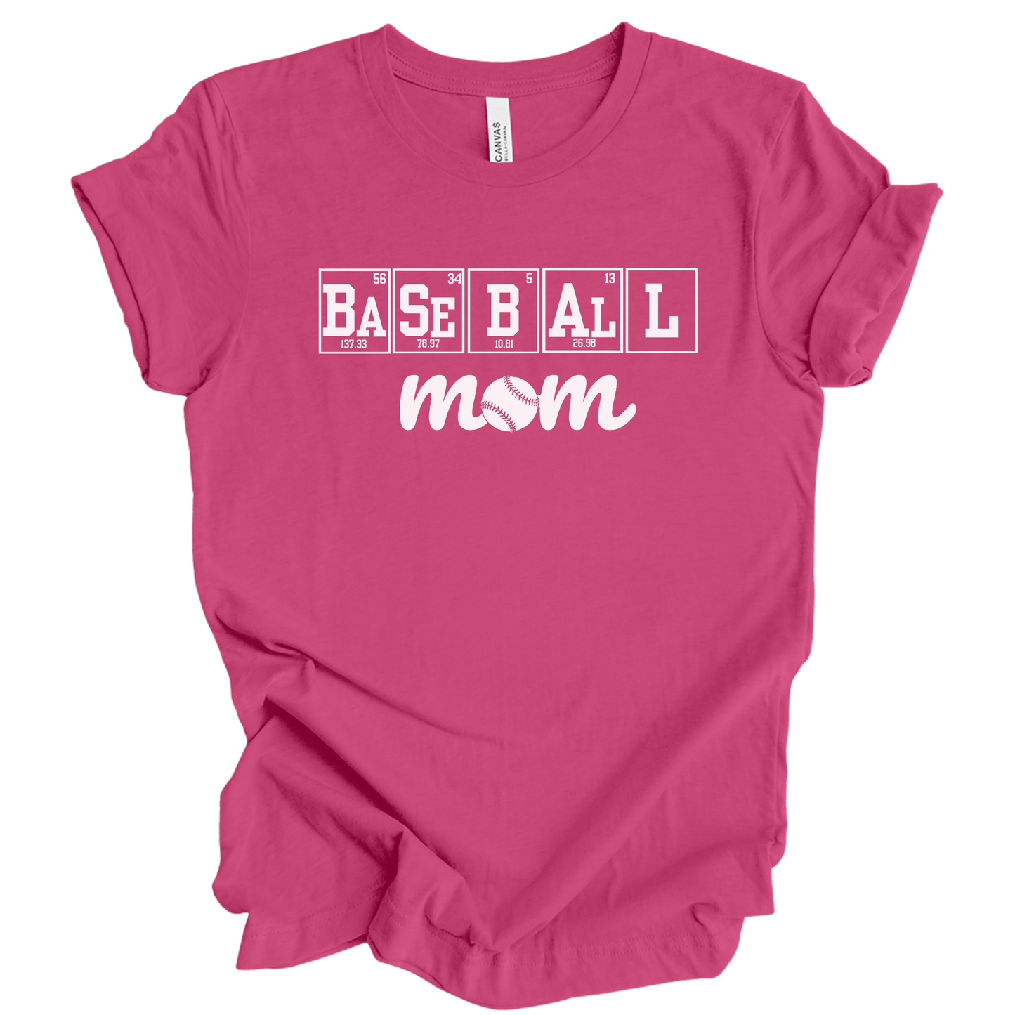 Baseball Mom Science T-Shirt