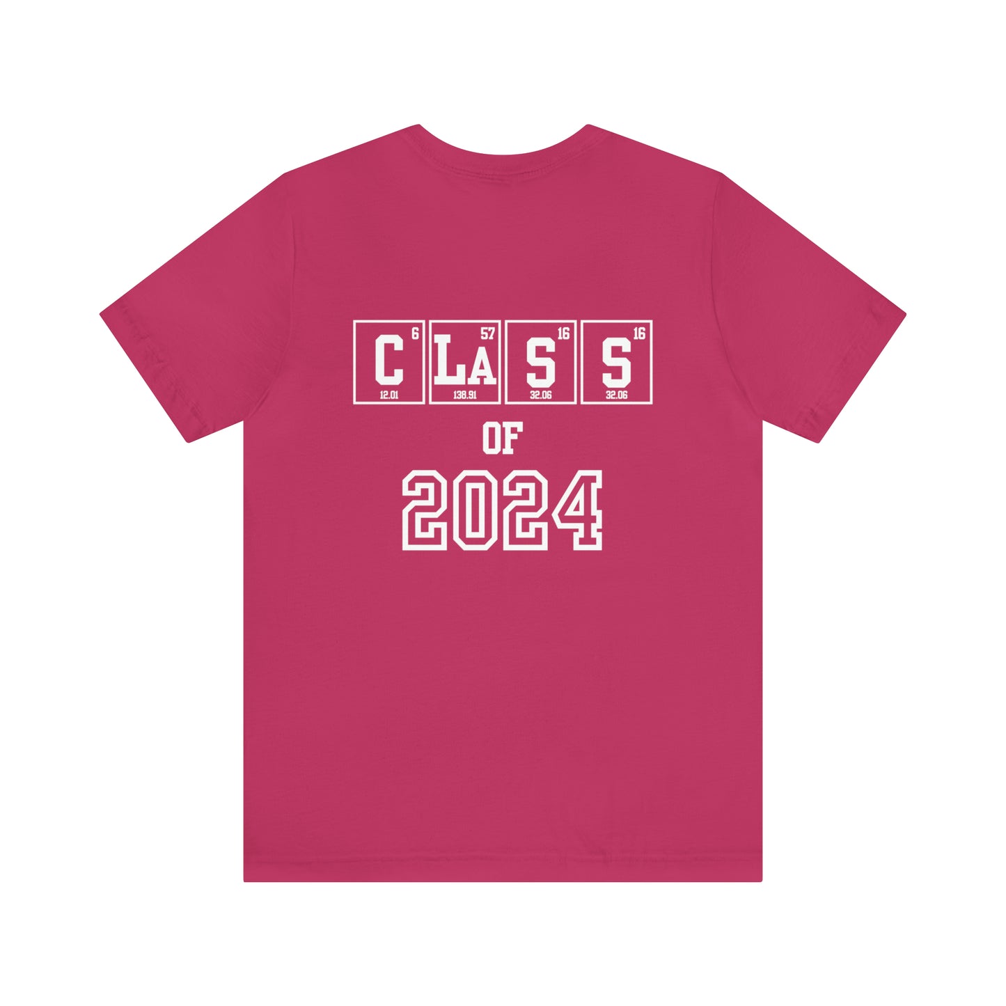 Class of 2024 Graduation Science T-Shirt (2-sided)