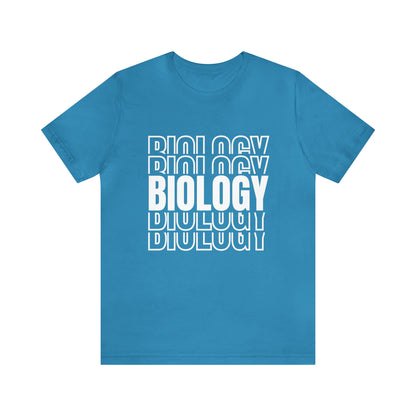 Biology Repeated Word Science T-Shirt