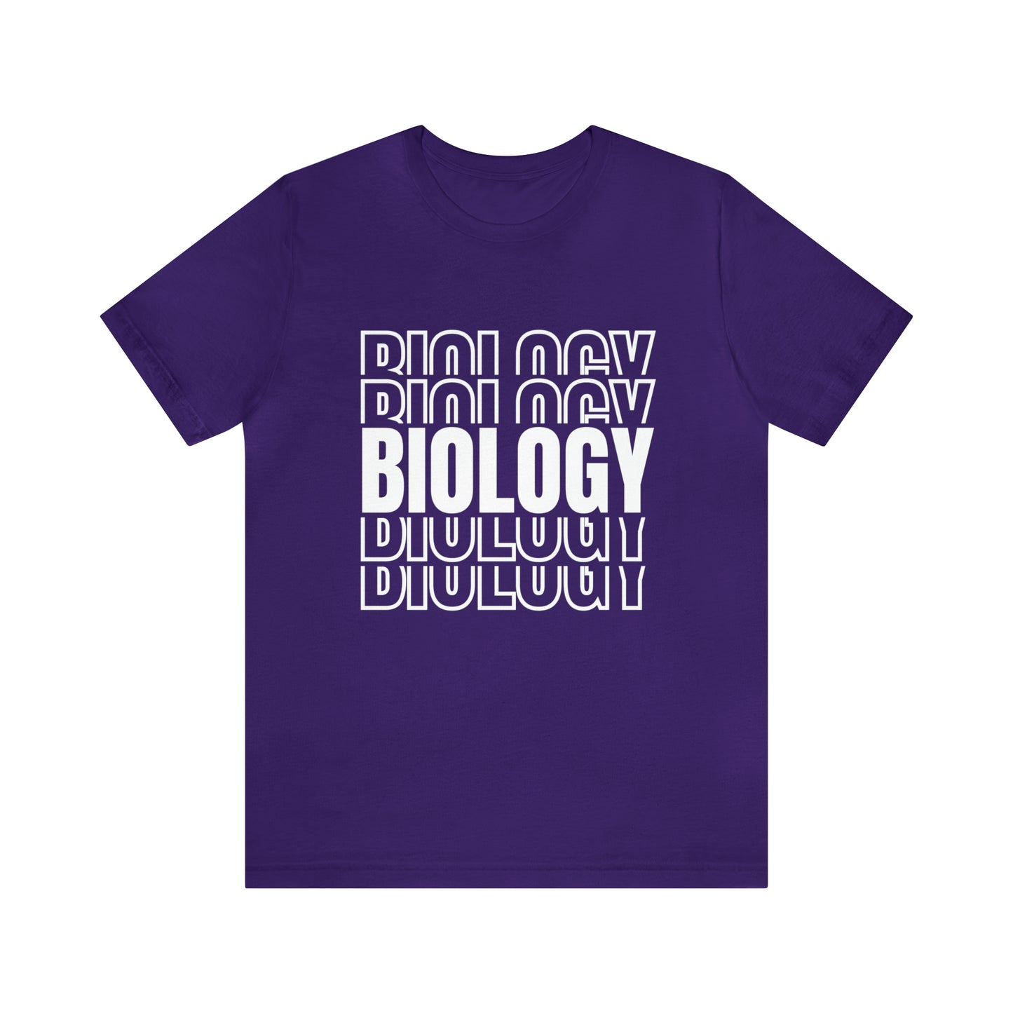 Biology Repeated Word Science T-Shirt