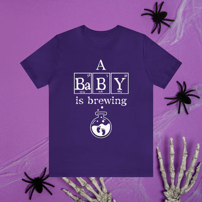 Science Baby Brewing Halloween Maternity Shirt, Halloween Pregnancy Shirt