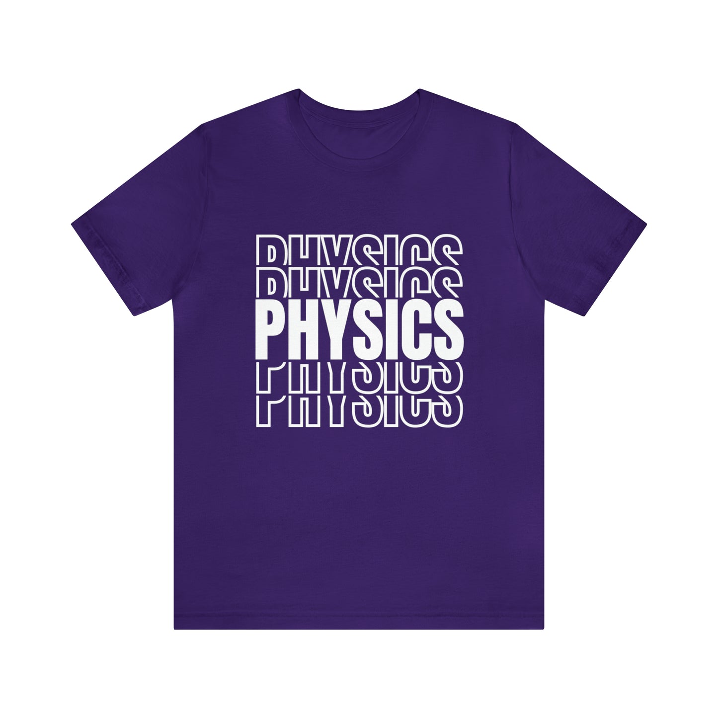 Physics Repeated Word Science T-Shirt