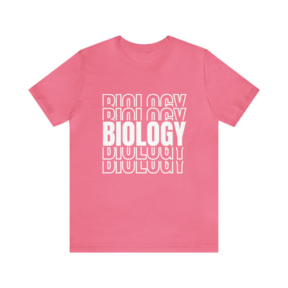 Biology Repeated Word Science T-Shirt