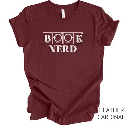 Book Nerd Science Shirt, Librarian Shirt, Libraries Matter, Library Gift, Science of Reading, Periodic Table, Breaking Bad, Book Worm Shirt