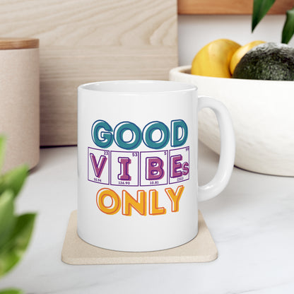 11 oz - Good Vibes Only Retro Science Mug