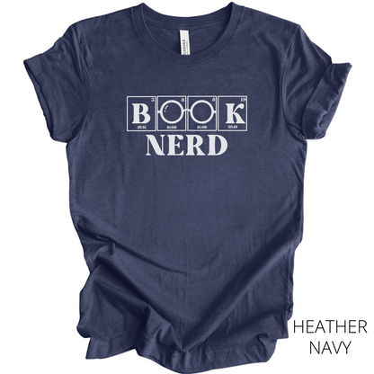 Book Nerd Science Shirt, Librarian Shirt, Libraries Matter, Library Gift, Science of Reading, Periodic Table, Breaking Bad, Book Worm Shirt