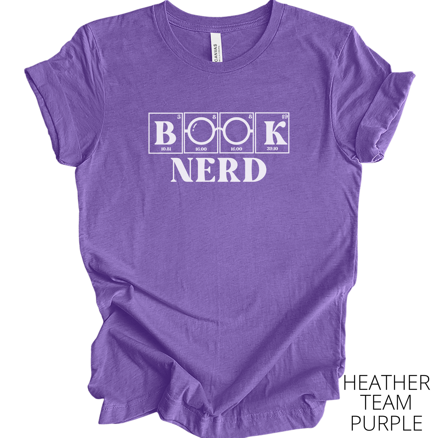 Book Nerd Science Shirt, Librarian Shirt, Libraries Matter, Library Gift, Science of Reading, Periodic Table, Breaking Bad, Book Worm Shirt