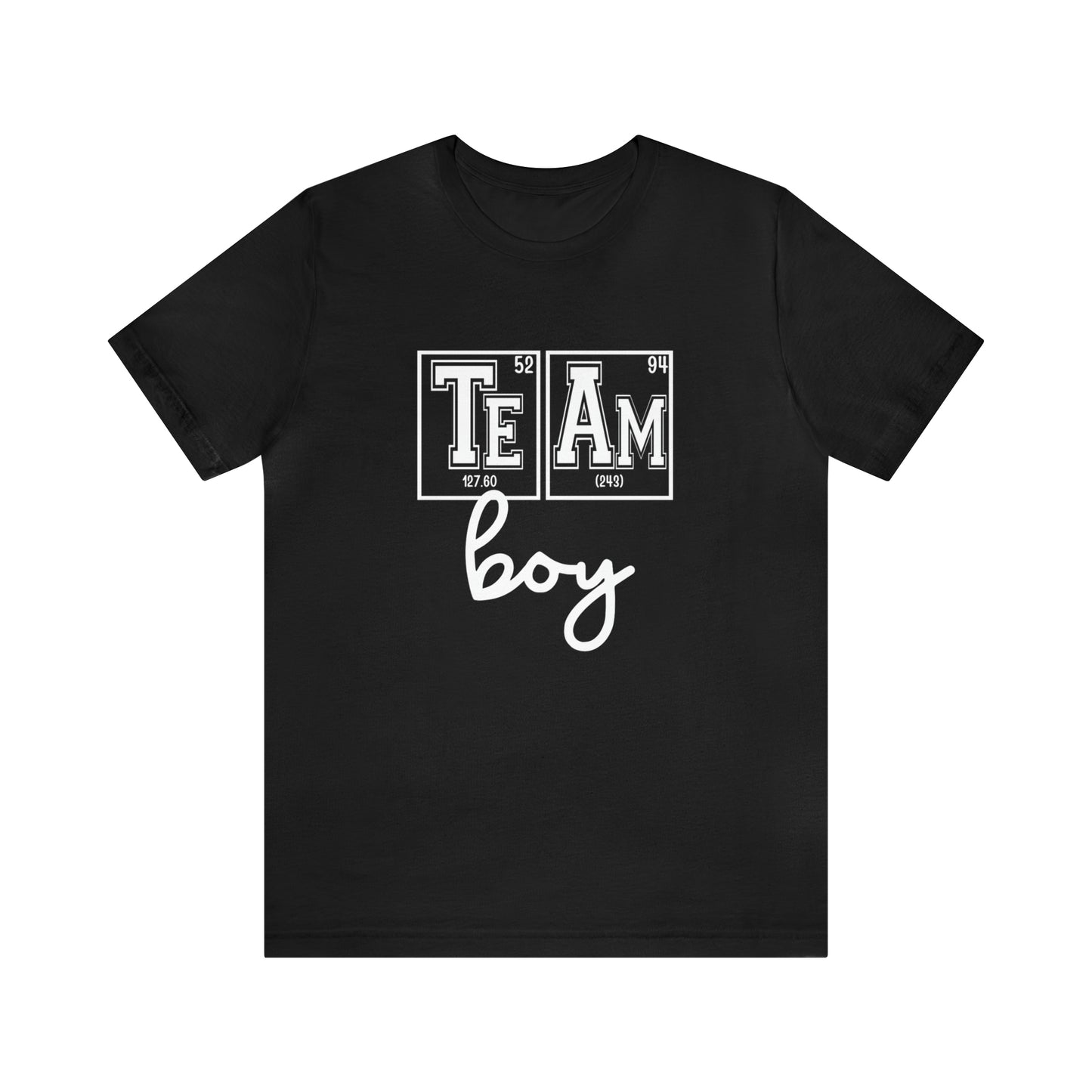 Gender Reveal "Team Boy" Science T-Shirt