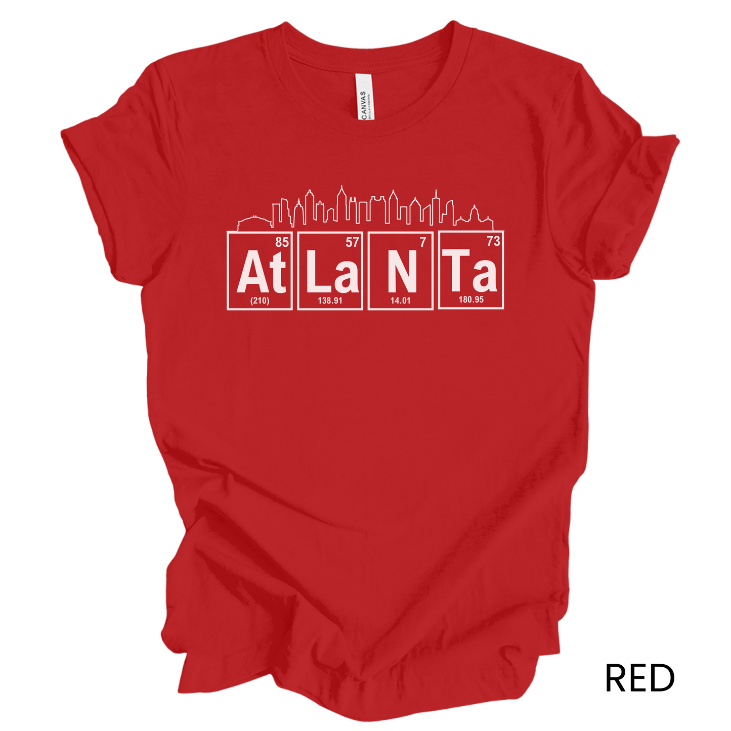 Atlanta Souvenir Shirt, Georgia Gift, Atlanta Georgia, Atlanta Lovers Shirt, Periodic Table, Breaking Bad, Chemistry Teacher, Scientist Gift