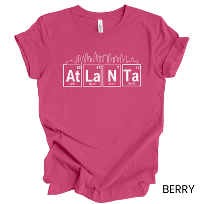 Atlanta Souvenir Shirt, Georgia Gift, Atlanta Georgia, Atlanta Lovers Shirt, Periodic Table, Breaking Bad, Chemistry Teacher, Scientist Gift