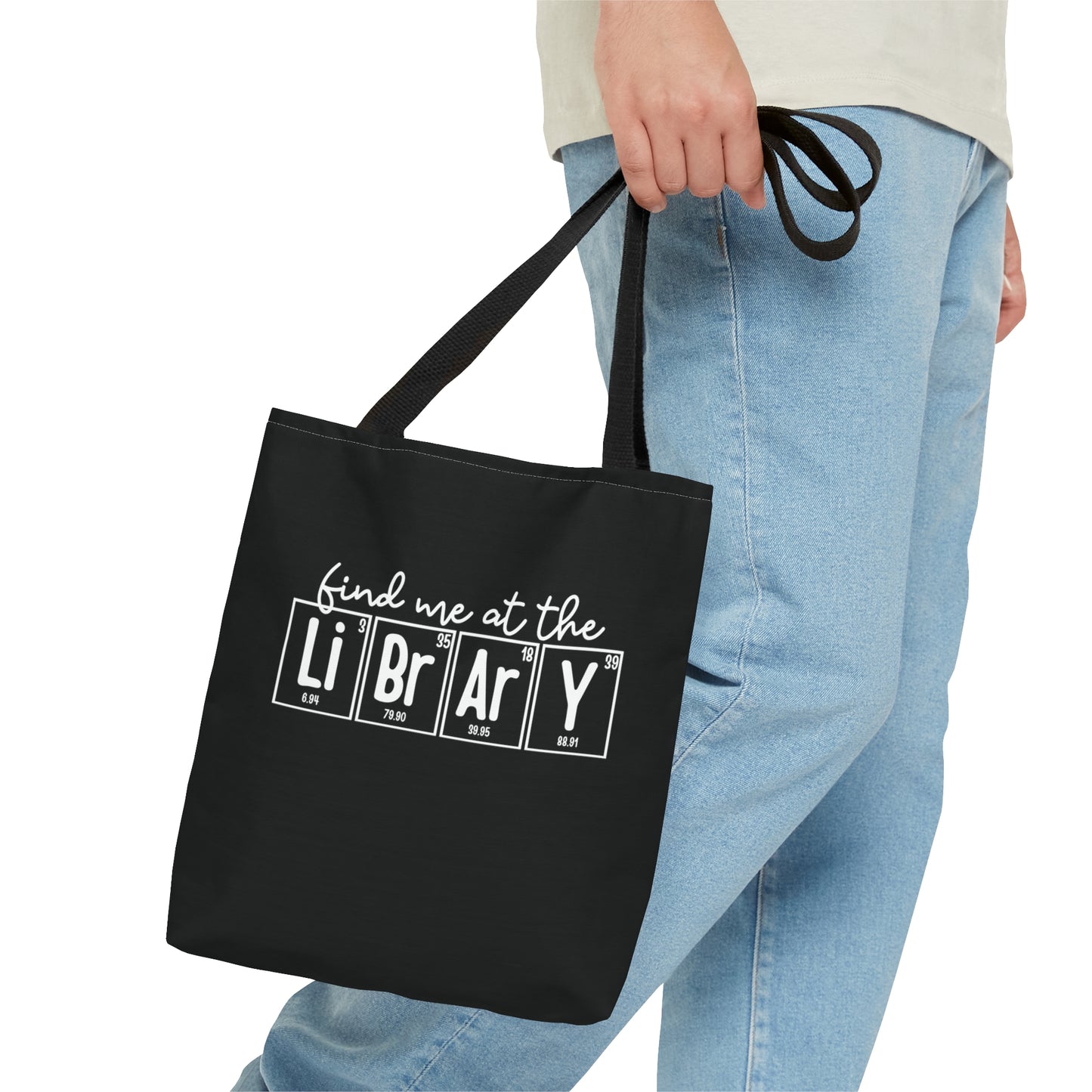 Find Me at the Library Tote Bag, Librarian Tote, Libraries Matter, Library Gift, Science of Reading, Periodic Table, Breaking Bad, Book Worm