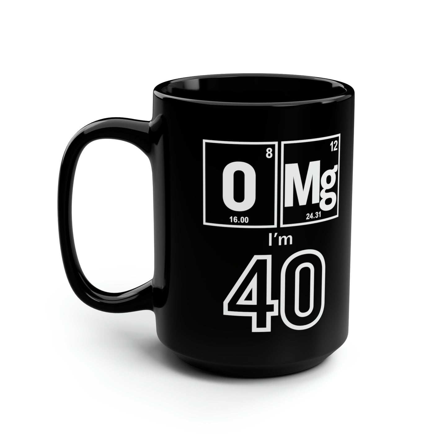 15oz - 40th Birthday Science Mug