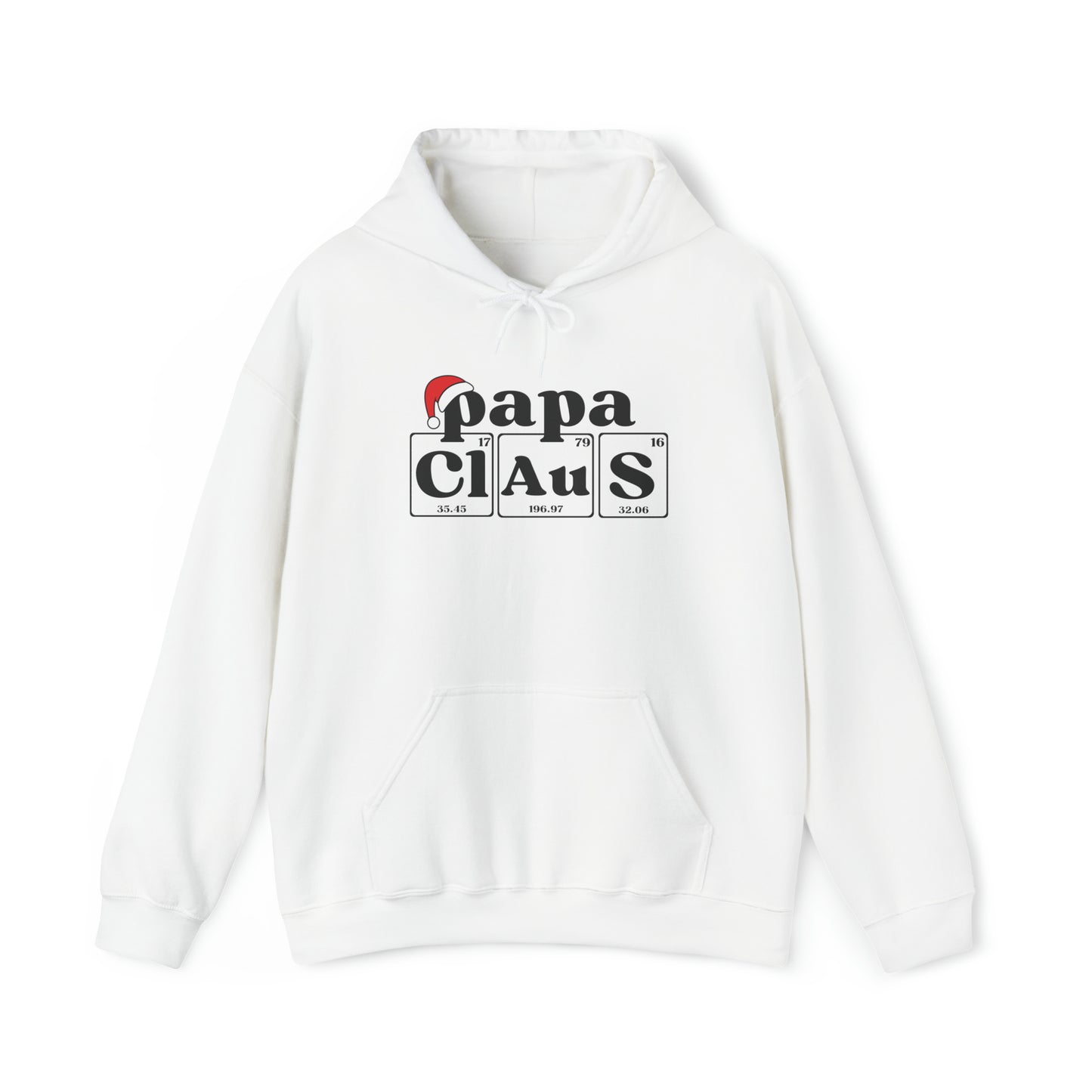 PaPa Claus Christmas Hoodie, Periodic Table Gift, Christmas Chemistry Sweater, Breaking Bad, Holiday Sweatshirt, Science Teacher, Scientist