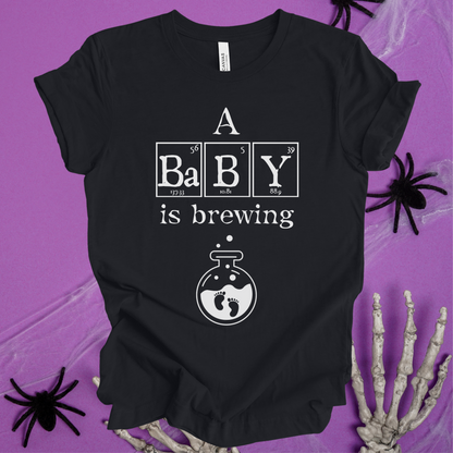 Science Baby Brewing Halloween Maternity Shirt, Halloween Pregnancy Shirt