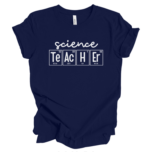 Science Teacher Shirt, Periodic Table Shirt, Chemistry Shirt, Chemistry Gift